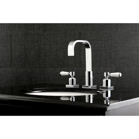 Fauceture FSC8961DPL 8" Widespread Bathroom Faucet, Polished Chrome FSC8961DPL